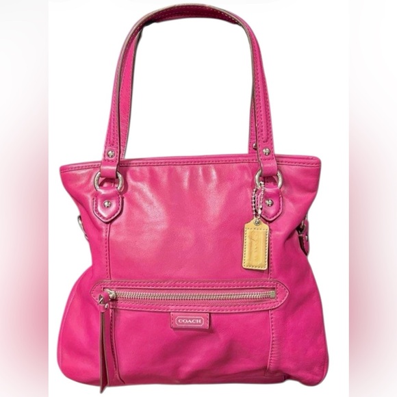 Coach Handbags - Coach Daisy Mia leather dark pink bag